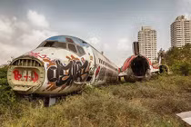 Khung cảnh hoang tàn của “Nghĩa địa máy bay” ở Thái Lan