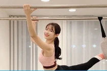 HLV thể dục 'mặt thiên thần, body nóng bỏng' nổi tiếng Hàn Quốc