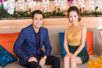 Tình huống "khó đỡ" của Phan Hải - Diễm My ngoài đời