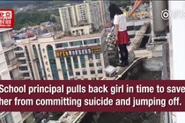 Nữ sinh trầm cảm đòi tự sát, được hiệu trưởng cứu mạng