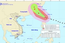 Siêu bão Meranti giật trên cấp 17, có khả năng chuyển hướng