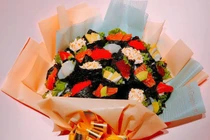 Sốt với bó hoa sushi lạ mắt giá hơn 1 triệu đồng