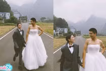 Bộ ảnh cưới đặc biệt hoán đổi trang phục gây xôn xao mạng xã hội