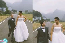 Bộ ảnh cưới đặc biệt hoán đổi trang phục gây xôn xao mạng xã hội