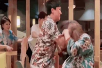 Video: Trấn Thành "nổi đóa", giật tóc Hari túi bụi