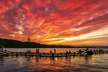 Những khung cảnh hoàng hôn “thần thánh” ở Châu Á