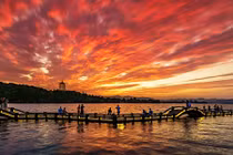 Những khung cảnh hoàng hôn “thần thánh” ở Châu Á