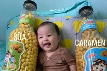 Chai bỏng ngô siêu to khổng lồ hút khách, shop bán 500 chai mỗi tháng