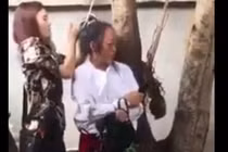 Sự thật bà bầu ăn trộm bị trói, đánh tử vong