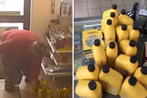 Bắt quả tang người đàn ông trộm đồ siêu thị giấu trong quần