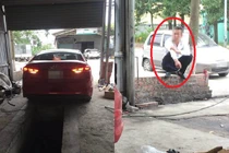 Đổ xăng ngồi hút thuốc bị nhắc nhở, thanh niên còn giở trò côn đồ