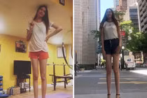 Cô gái có đôi chân dài thứ hai thế giới
