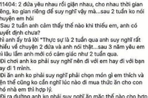 Cô gái bị bạn trai chia tay vì loạt lí do dài như sớ Táo quân