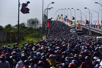 Ảnh: Cửa ngõ Sài Gòn - miền Tây “thất thủ” ngày cuối kỳ nghỉ Tết