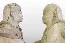 Tưởng bức tượng cũ kỹ trong vườn, ai ngờ là di vật Ai Cập cổ đại