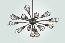 Trang trí đèn chùm trong ngôi nhà hiện đại