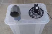 Chỉ 100.000 đồng, có ngay điều hòa tự chế mát rượi