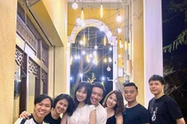 Trấn Thành bị réo tên vì "bàn tay hư hỏng" khi chụp ảnh cùng vợ