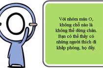 Tìm hiểu cá tính và nhân cách của người có nhóm máu O
