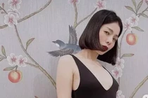 Lệ Quyên gây khó hiểu với ảnh zoom vào vòng 1 xập xệ thả rông