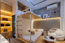 Ngôi nhà hơn 40m2 không một góc chết, tận dụng được cả diện tích bé xíu