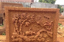 Tứ quý hiện hình trên khối đá cổ ngàn năm trong vườn đại gia Quảng Ninh