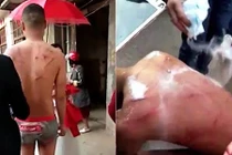 Chú rể bị quất roi, xát muối vào vết thương hở trong ngày cưới