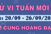 Dự đoán tuần mới 20-26/9/2021 của 12 cung Hoàng đạo