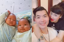 Trương Nam Thành lần đầu khoe ảnh cận mặt hai quý tử sinh đôi