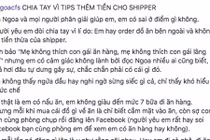 Tips thêm tiền cho shipper, cô gái bị người yêu mắng mỏ là lãng phí