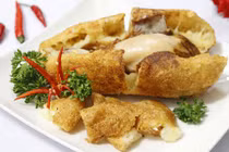 Gây mê cả nhà với đùi gà bó xôi vàng thơm, giòn rụm ngon hết nấc