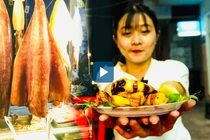 Video : Mực khổng lồ giá 4,5 triệu đồng ở TP.HCM