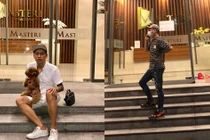 Duy Mạnh ôm chó đến tận chung cư Vũ Khắc Tiệp "hóng hớt"