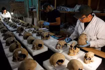 Kinh hoàng cuộc khai quật "tòa tháp" 650 sọ người