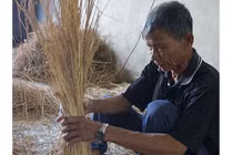 Ở nơi này dân có việc quanh năm nhờ bện rơm xuất khẩu sang Nhật