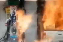 Video: Bé gái bị bỏng nặng vì sờ vào bình xăng đang bơm