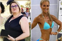 Bà mẹ nặng 105kg giảm cân để tham gia cuộc thi thể hình