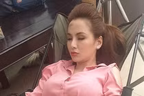 Là Hoa hậu nổi tiếng, Diễm Hương bị chụp lén lúc ngủ ra sao?