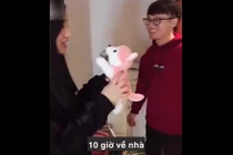 Video: Lời nhắn nhủ "nhẹ nhàng" của cô vợ mỗi lần chồng ra khỏi nhà