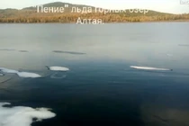 Video: Hết hồn với âm thanh kỳ lạ từ hồ băng ở Siberia