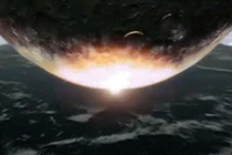 Video: Cảnh tượng khủng khiếp khi thiên thạch khổng lồ 500km đâm Trái đất