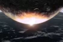 Video: Cảnh tượng khủng khiếp khi thiên thạch khổng lồ 500km đâm Trái đất