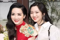 Con gái Hoa hậu Giáng My gây chú ý vì nhan sắc 'khác lạ'