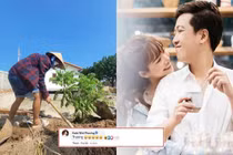 Trường Giang cầm xẻng đào đất, Nhã Phương nhắn một câu nghe "mát lòng mát dạ"