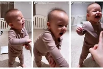 Quý tử Leon nhà Hà Hồ gây sốt với biểu cảm lật mặt nhanh như chớp