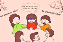 Bực bội vì bác hàng xóm lúc nào cũng hỏi "bao giờ lấy chồng"