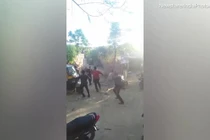 Video: Làng đang yên bình hoảng loạn vì sư tử từ đâu lao đến