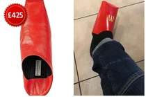 Giày hiệu 13 triệu đồng như hộp đựng đồ ăn nhanh