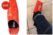 Giày hiệu 13 triệu đồng như hộp đựng đồ ăn nhanh