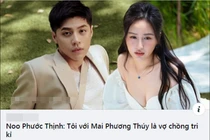 Noo Phước Thịnh: Tôi và Mai Phương Thúy là vợ chồng tri kỷ